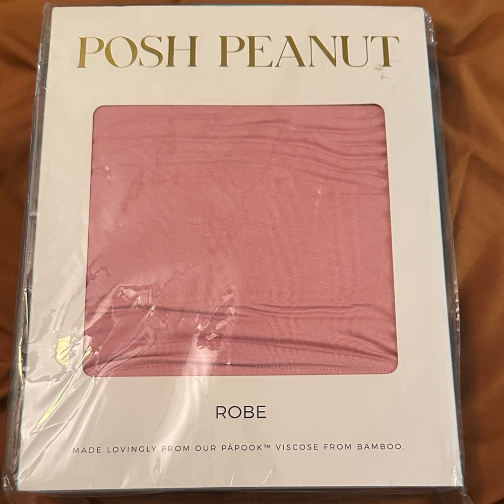 Posh Peanut Blush Bamboo Robe